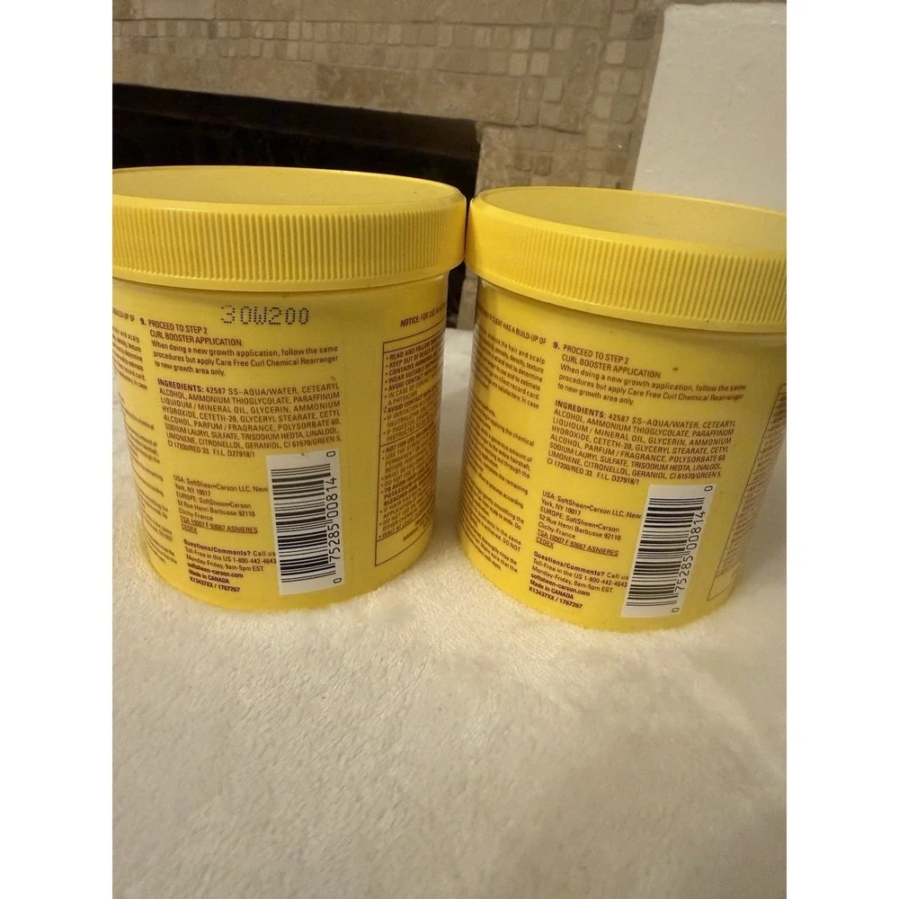 NEW 2 Softsheen Carson Care Free Curl Cold Wave Chemical Rearranger SUPER Streng